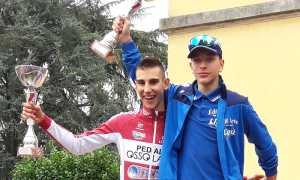 Myles Porcelli Pedale Ossolano Idroweld con il vincitore MIlo Marcolli