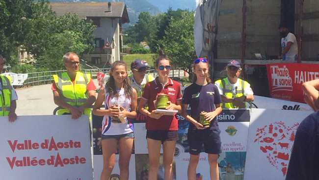 barale francesca premiazione aosta