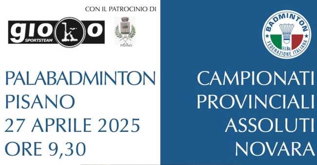pisano campionati provinciali badminton