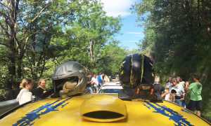 rally valli 17 shakedown caschi