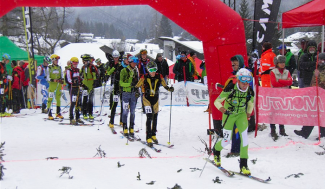 sci fondo race rosa 18 partenza