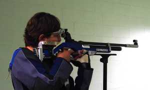 tiro segno fucile Lucia Pirazzi in azione