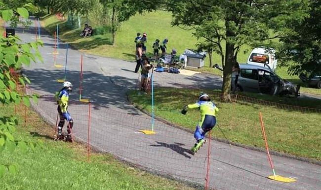 vco skating slalom pattini losio