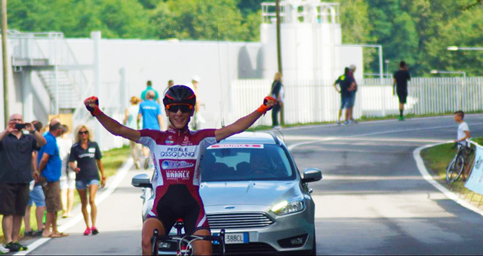 Mirko Bozzola (Pedale Ossolano) vince il 5° Trofeo Comune di Gattico