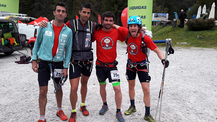 Quarta assoluta la squadra della Delegazione Ossolana del Soccorso Alpino alla Dolomiti Rescue Race