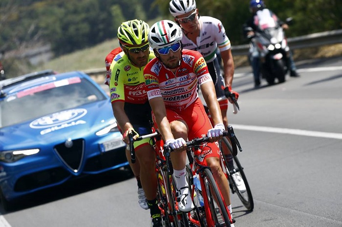 150km di fuga per Vendrame, settimo Gavazzi: Team Androni Giocattoli sempre in evidenza al Giro