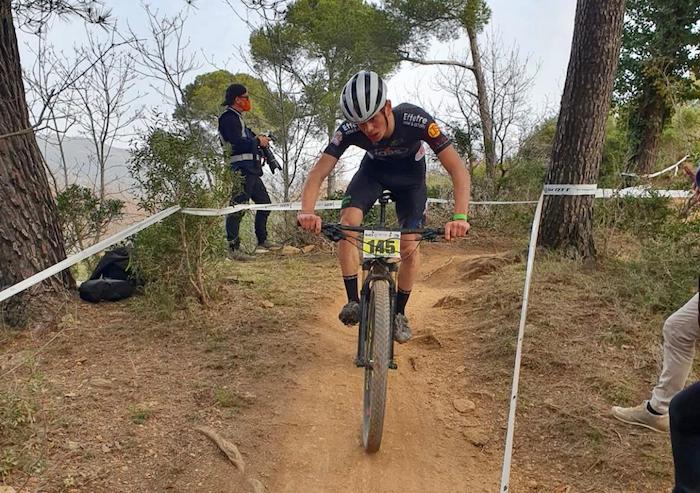 Marco Betteo ottavo nel campionato italiano di mountain bike categoria under 23