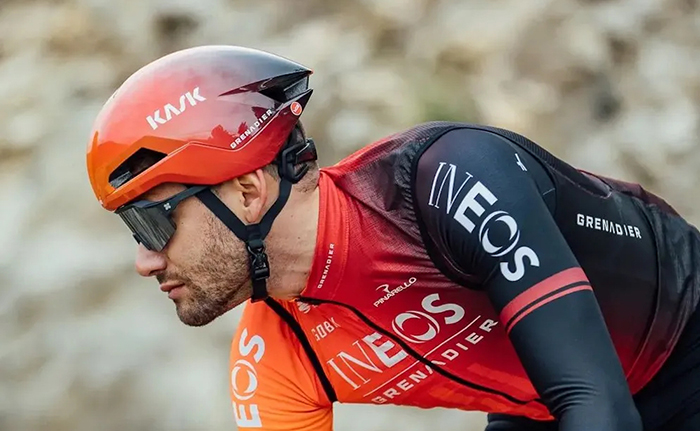 Filippo Ganna al via del Renewi Tour, già Benelux Tour