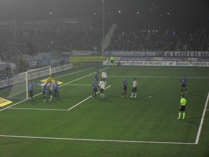 Il Novara retrocede in Lega Pro. L'Entella passa al "Piola" e condanna gli azzurri