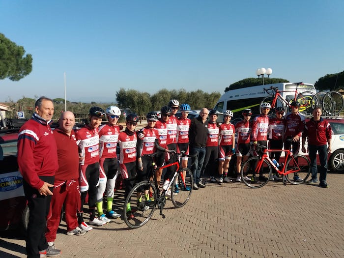 Il Pedale Ossolano completa la preparazione di allievi ed esordienti in Toscana