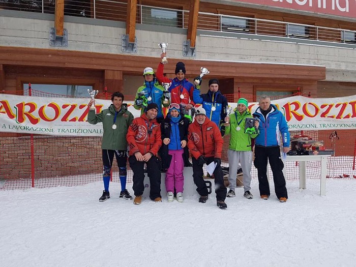 Alessandro Anzani sugli scudi nella prova di slalom a Santa Caterina